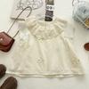 Summer Girls Lace Cami Top With Embroidered Flowers And Wide Leg Pants Set Stylish Two Piece Outfit For Kids