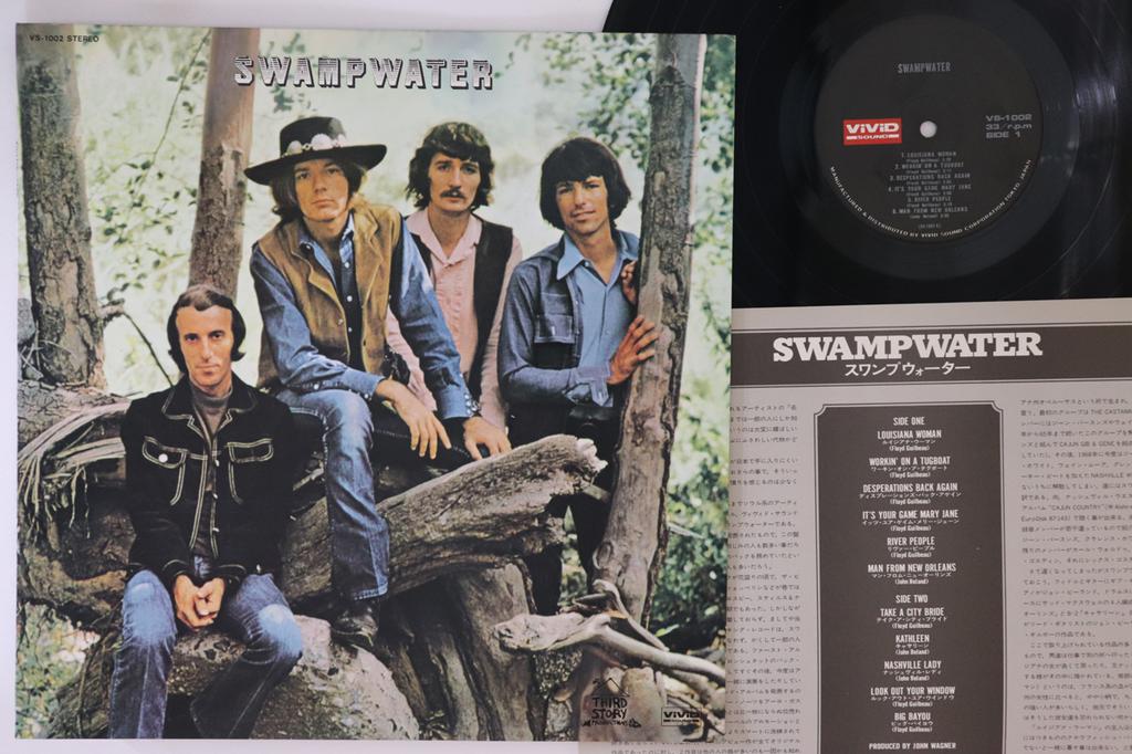 LP Record SWAMPWATER - Swampwater VS1002 VIVID SOUND 1978 Japan Rock Used