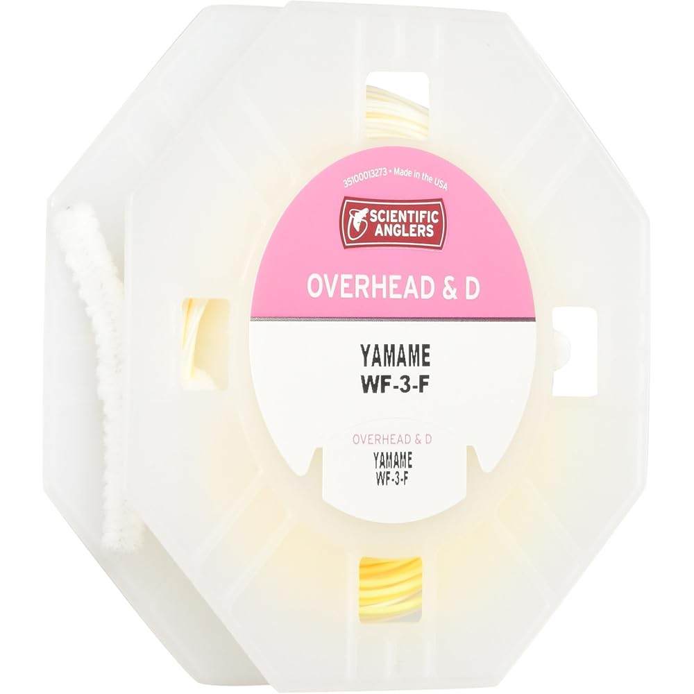 TIEMCO Scientific Anglers Professional Overhead & Dee Yamame WF 65FT 19.8m #3 F 20lb Core Fly Line