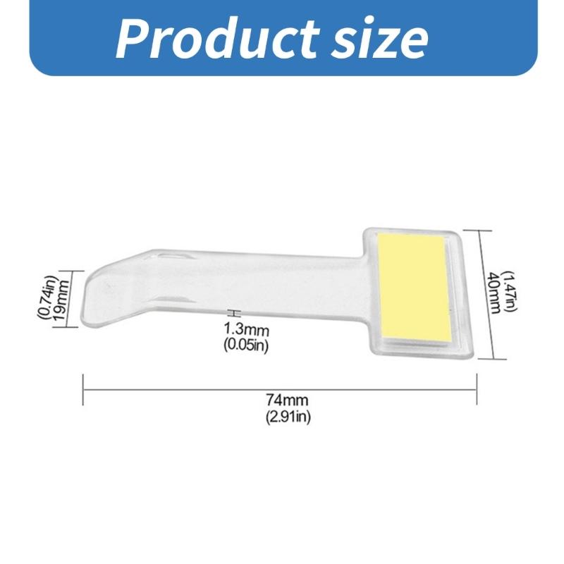 Car Styling Parking Permit Clip Car Fasteners Card Holder Self Adhesive Fasteners for Car Windshield Home Refrigerator