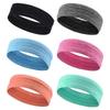 Frauen Einfarbig Stirnband Yoga Stricken Elastische Haarbänder Turban Make-Up Haar Hoop Vintage Headwrap Mode Haar Zubehör