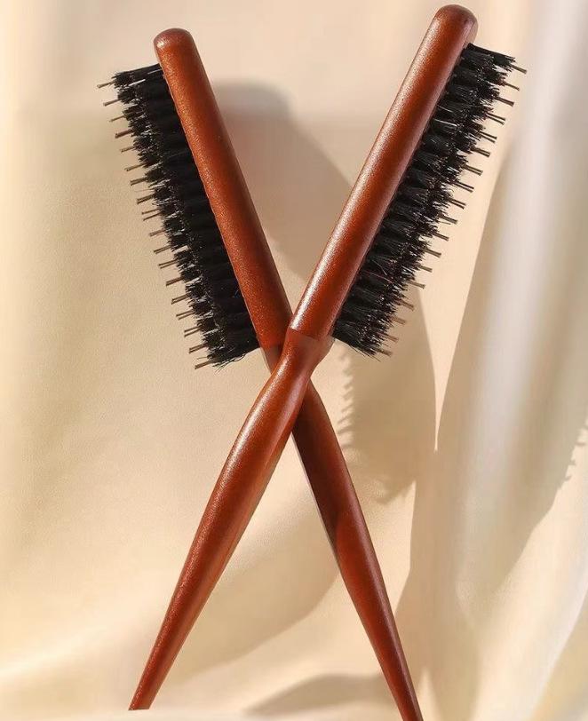 Golden Sandalwood Unisex Massage Comb - Portable Meridian Wooden Hair Comb Souvenir