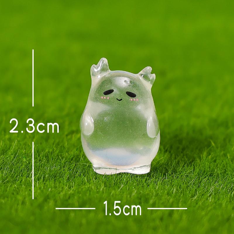 Μικρο-τοπίο Δημιουργικό Χαριτωμένο Φωτεινό Μικρό Ξωτικό Σπίτι Επιτραπέζιος Υπολογιστής Αυτοκίνητο Ρητίνη Χειροτεχνία Διακοσμητικά Μικρά Στολίδια