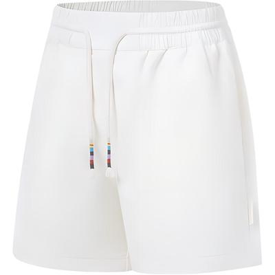 Shorts Casuais Femininos Li Ning Free Growth Soltos com Cordão Shorts Off-White AKST062-1