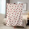 Scattered Heart Printed Throw Blanket Soft Warm Cozy Blanket for Sofa Bedroom Office Nap Living Room Daily Indoor Use