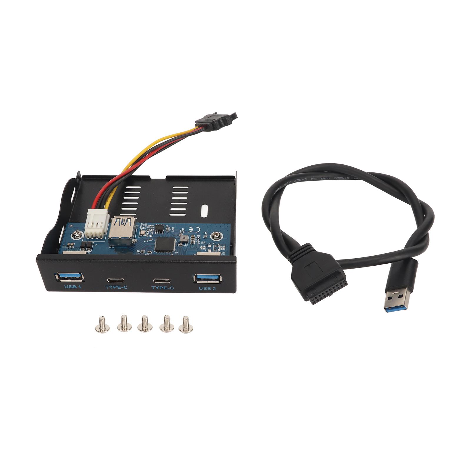 

USB 3.1 концентратор на передней панели 4 порта 19PIN 5 Гбит/с высокоскоростной стабильный 900 мА передняя панель дисковода для