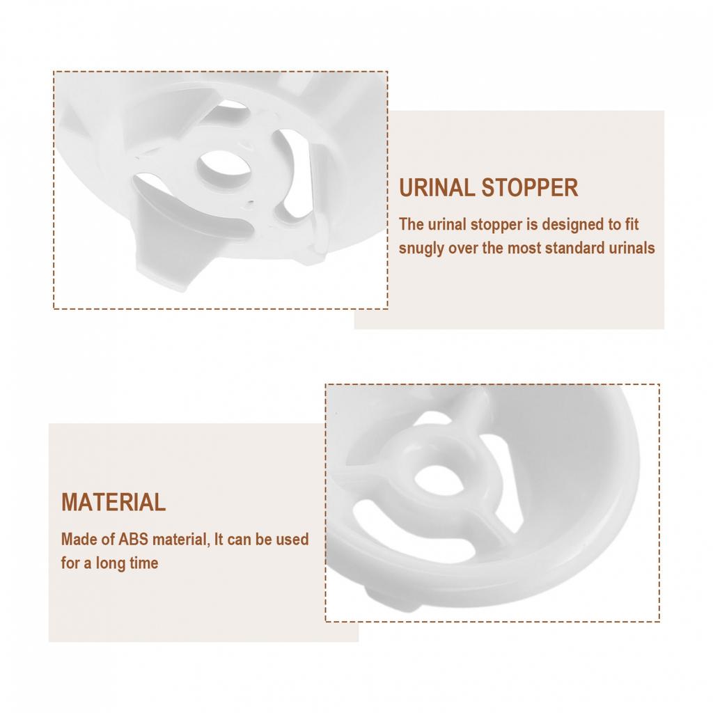 Bathroom Strainer Restroom Filter Urinal Stopper Kit Clean And Hygienic