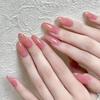 30PCS Gentle Nude Pink Fake Nails Charming Comfortable to Wear Manicure Nails for Manicure Lovers and Beauty Bloggers
