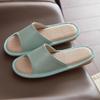 Leather slippers first layer cowhide indoor home beef tendon bottom non-slip genuine leather linen slippers women's high sense of home