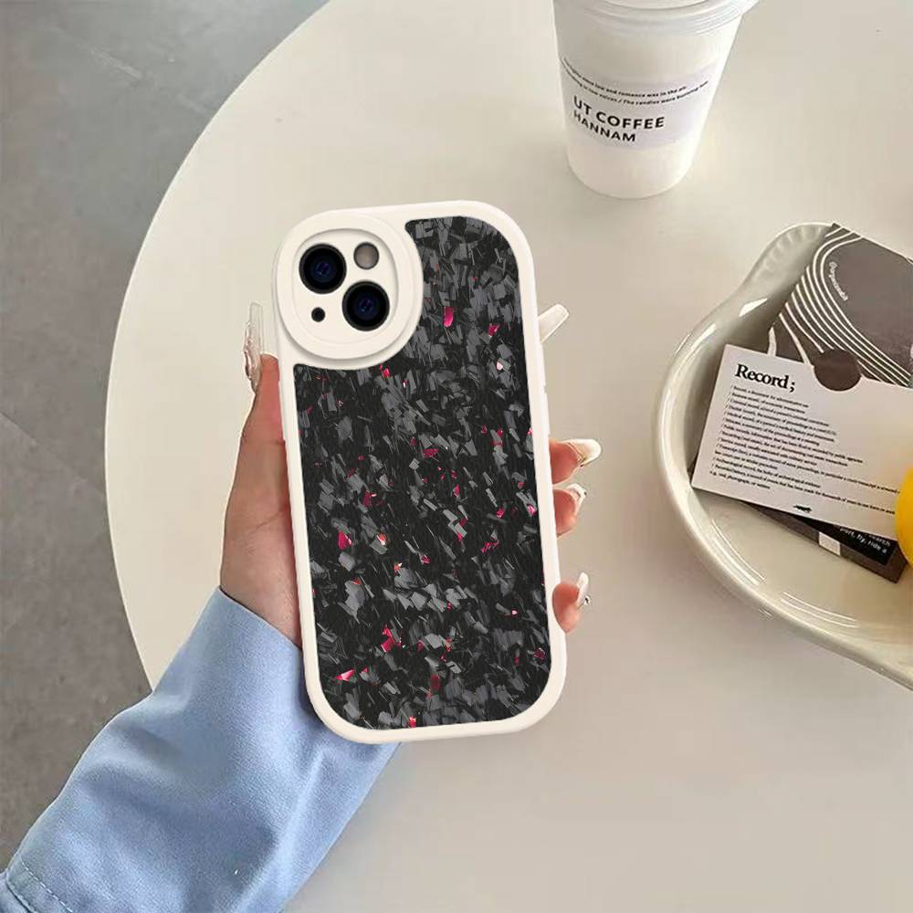 

Racing Material APEX CARBON FRAGMENT For IPhone 16 15 14 13 12 11 Pro Max Plus Shockproof Leather Soft Phone Cover iPhone 14pro max