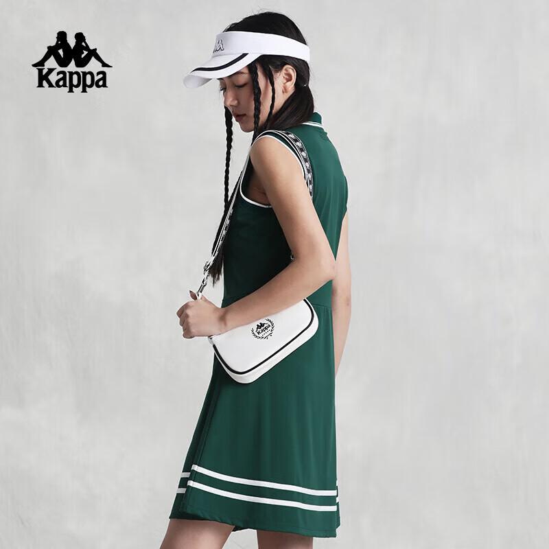 Kappa Women s 2024 Sleeveless Sporty Slim Midi Dress M