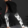 Women's High-Waist Gradient Tie-Dye Yoga Pants - Elastic, Hip-Lifting & Quick-Drying Fitness Wear