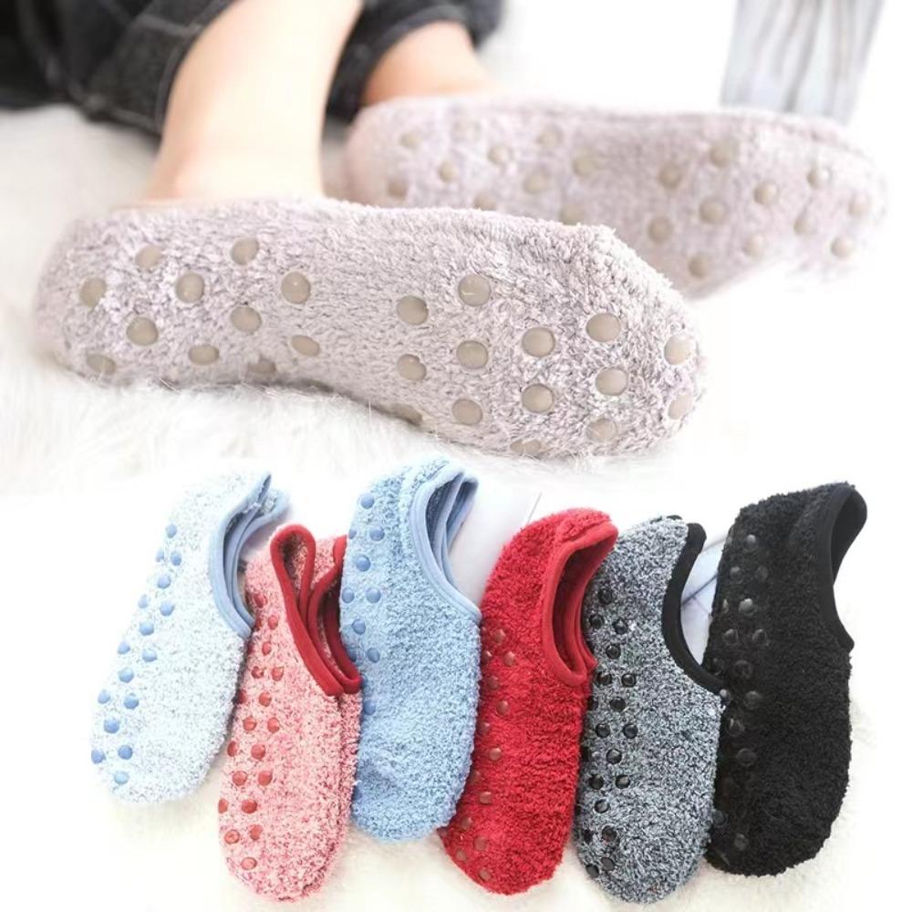 Anti-slip Womens Floor Socks Soft Yoga Slipper New Ankle Sock