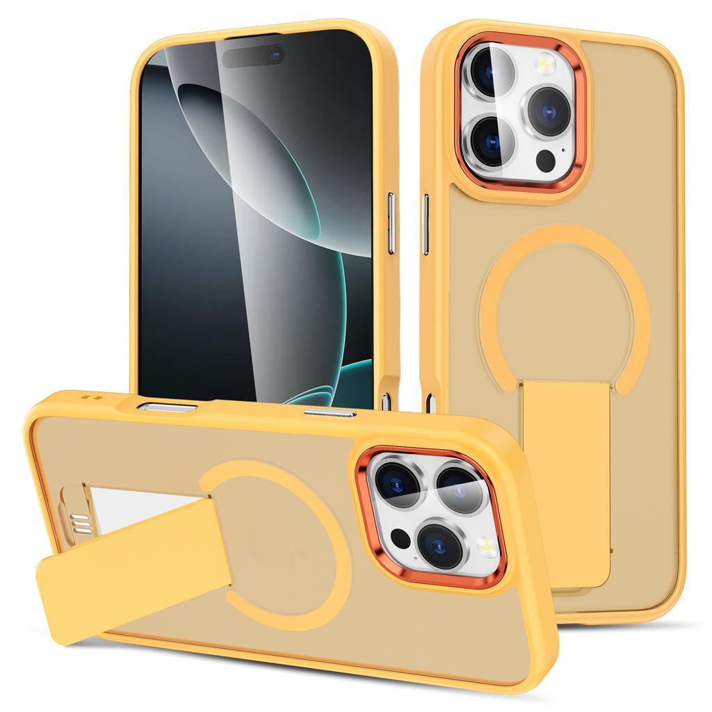 New Skin Sensitive Invisible Bracket for IPhone Case, Retro Precision Hole Magnetic Suction Design for IPhone Case