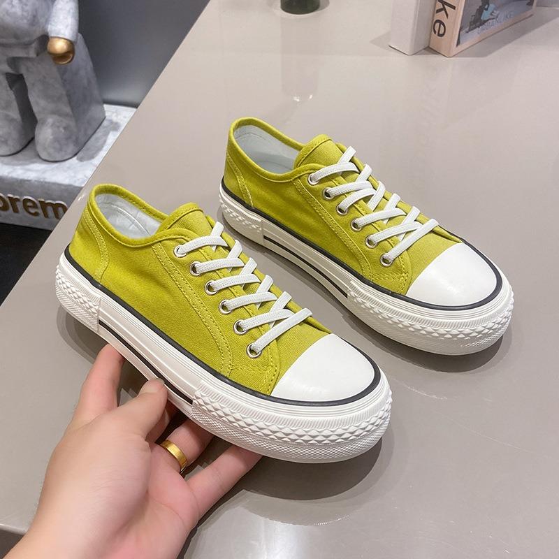 Canvas shoes women's summer new versatile students breathable running board shoes casual shoes children tide