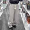 Y2K Herre Joggebukser Gotisk Trendy Dobbel Midje Unisex Joggebukser Hip Hop Amerikansk Stil Retro High Street Casual Treningsbukser