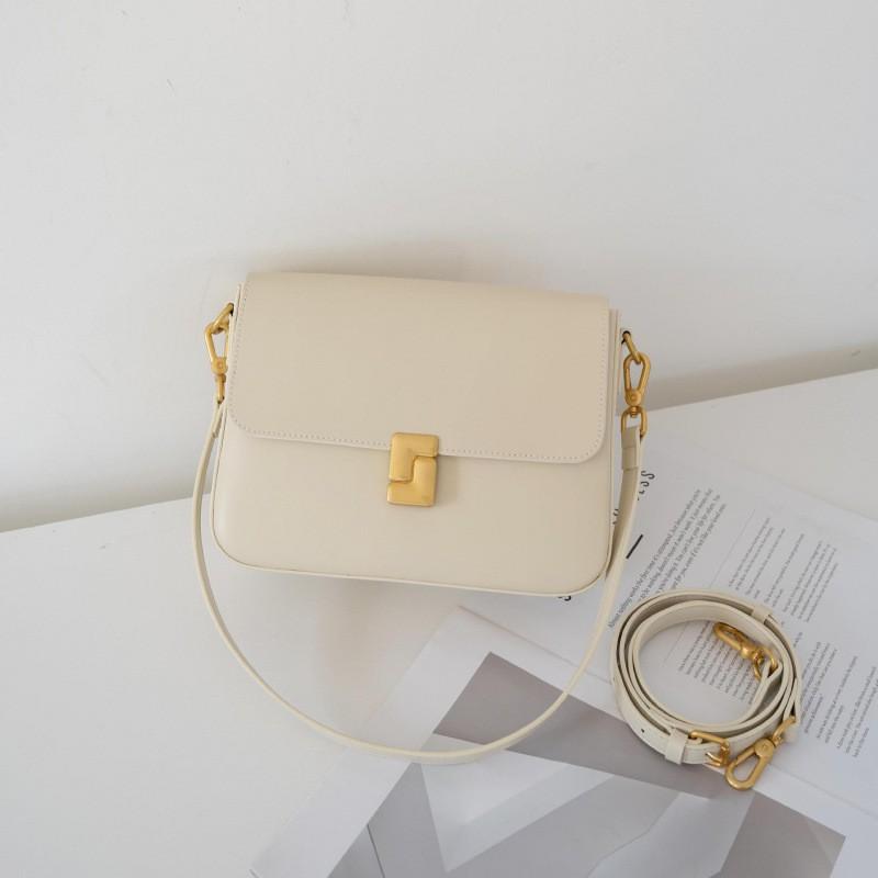 Small Square Bag Genuine Leather Female 2026 Cross-body Women's Commuting One-shoulder Tofu Cowhide