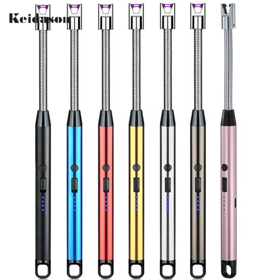 Durable 360 Degree Rotation Oil-free USB Electric Igniter Gas Stove Charcoal Candle Plasma Arc for Cooking