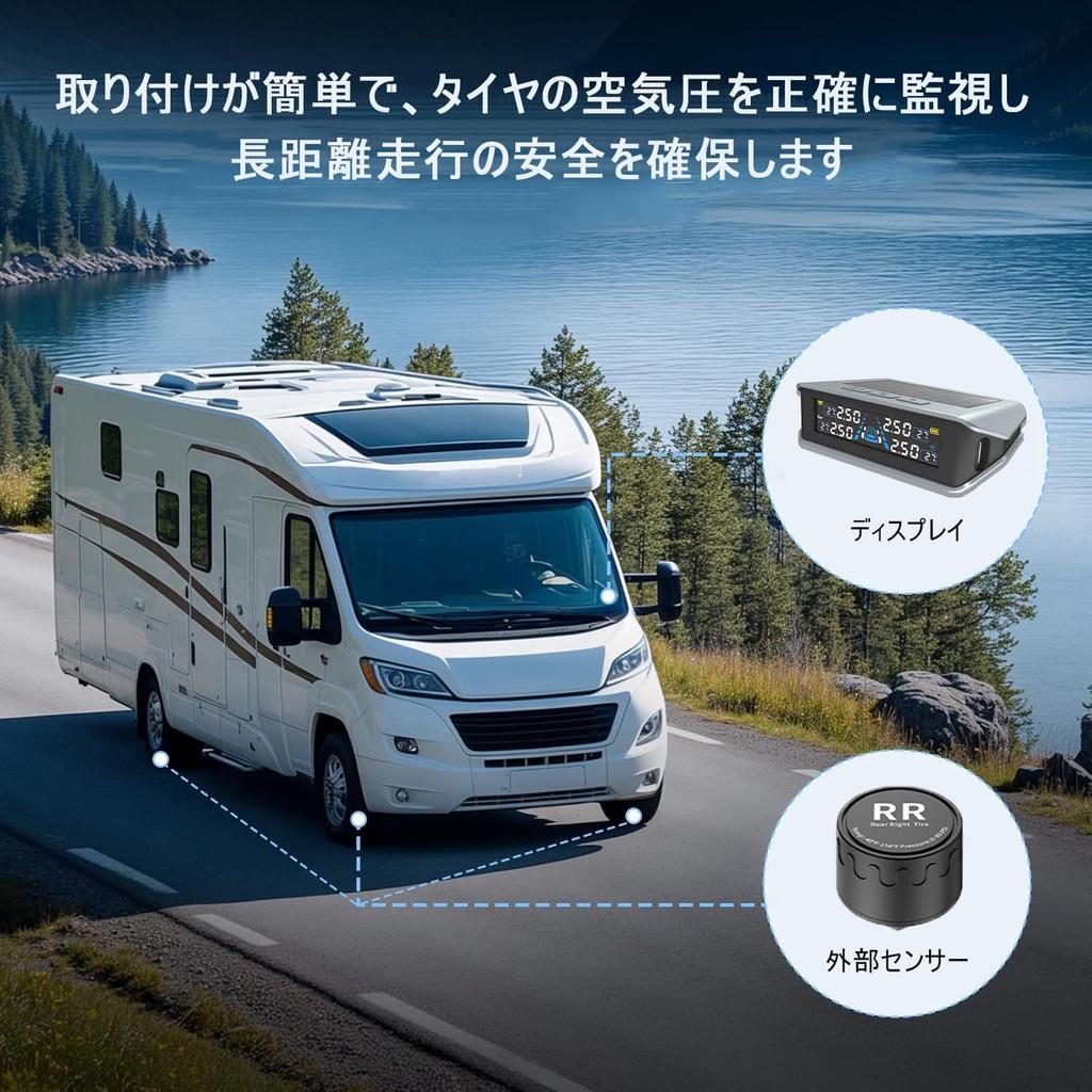 Stynxro Tire Pressure Sensor, TPMS Air Pressure Sensor, Monitor Car Air Pressure and Temperature