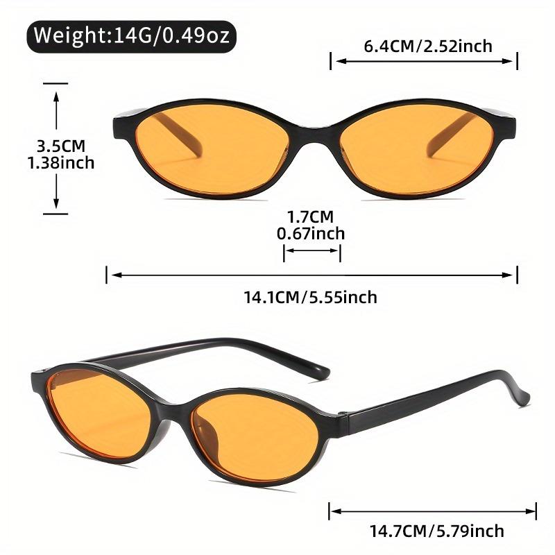 Women's Oval Retro Fashion Glasses Stylish Street Snap Accessory for Hiking and Casual Attire