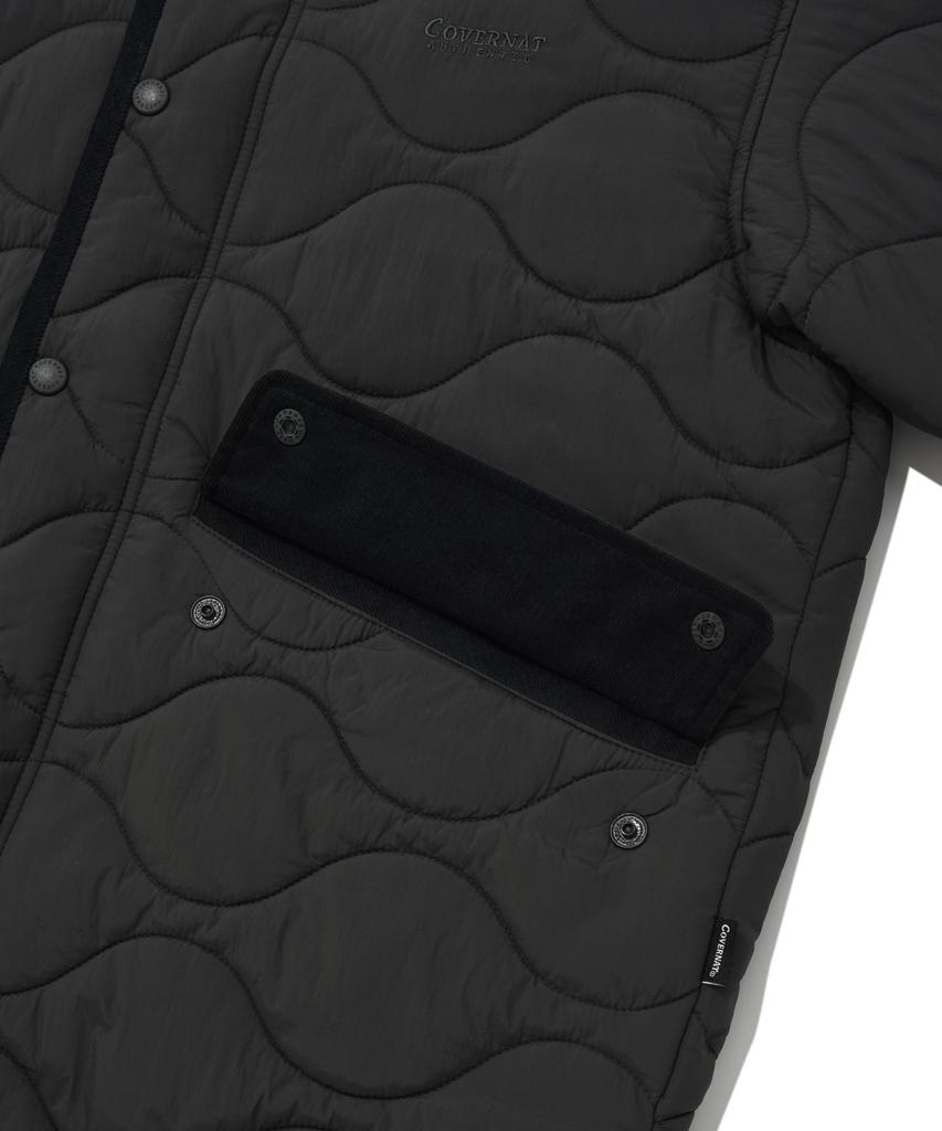 Covert Quilted M51 Jacket Charcoal