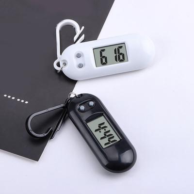 Elektronické hodiny Tiché LCD Digitální displej Přenosné Studentské Zkoušky Studium Stolní hodiny Klíčenka pro Knihovnu