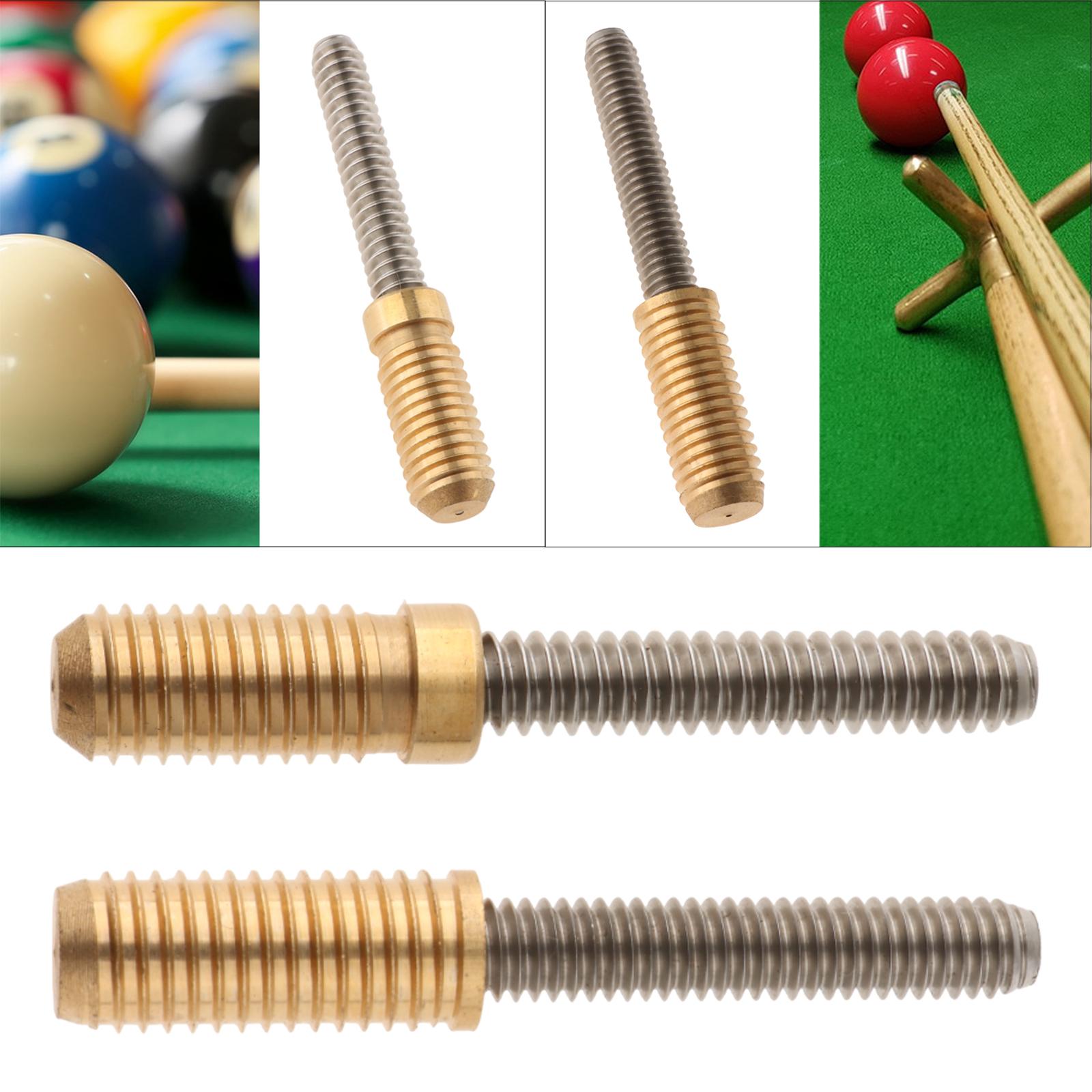 

Billiards Pool Cue Joint Pin Easy Install Part Accessory Hardware Shaft Fittings Pool Cue Joint Screws Billiard Cue Screws 14 Joint