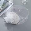 Face Net Mask Elegant Hair Accessories Birdcage Veil Hat Black Veil Top Bridal Face Veils