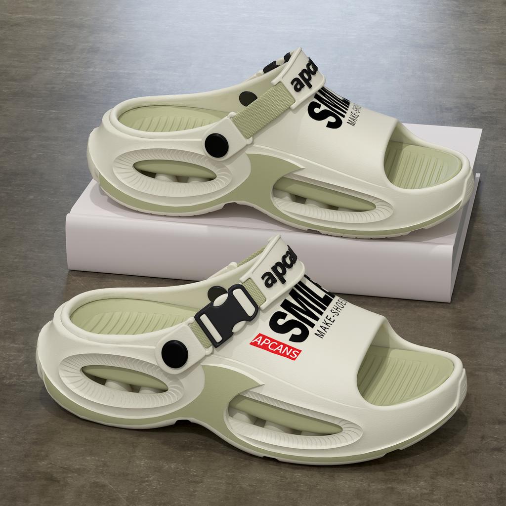 Fashion 2025 Men's Beach Slippers Outdoor Sandals Comfortable Soft Sole EVA Slide Clogs Casual Shoes Men Women Beach Sandals Big Size