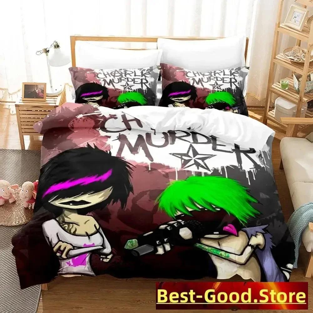 

Comforter Charlie Murder Single Twin Bedding Set Printed With Bed Soft Single Double Queen Super King Size Bedroom Comforter (quilt)-EU Single(135*200cm)3pcs