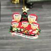 Cute Snowman Flat Pendant 2D Christmas Tree Hanging Ornament Christmas Family Ornament  Family Gift