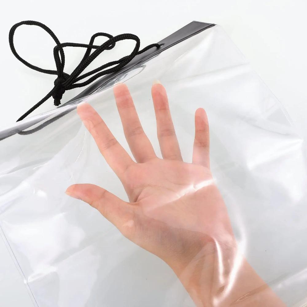 1PC Map Case Clear Waterproof PVC Document Stationery Holder Cover Portable Outdoor Camping Pocket Bag with Zipper