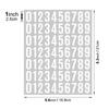 5Pcsset 1 Inch Functional Planner Stickers Vinyl Waterproof Black White Colorful Number Sticker For Cup Laptop Price Tag