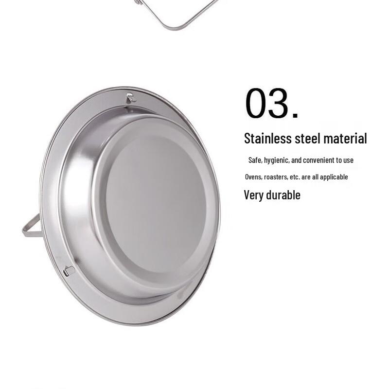 Stainless Steel Roast Chicken Rack with Drip Pan