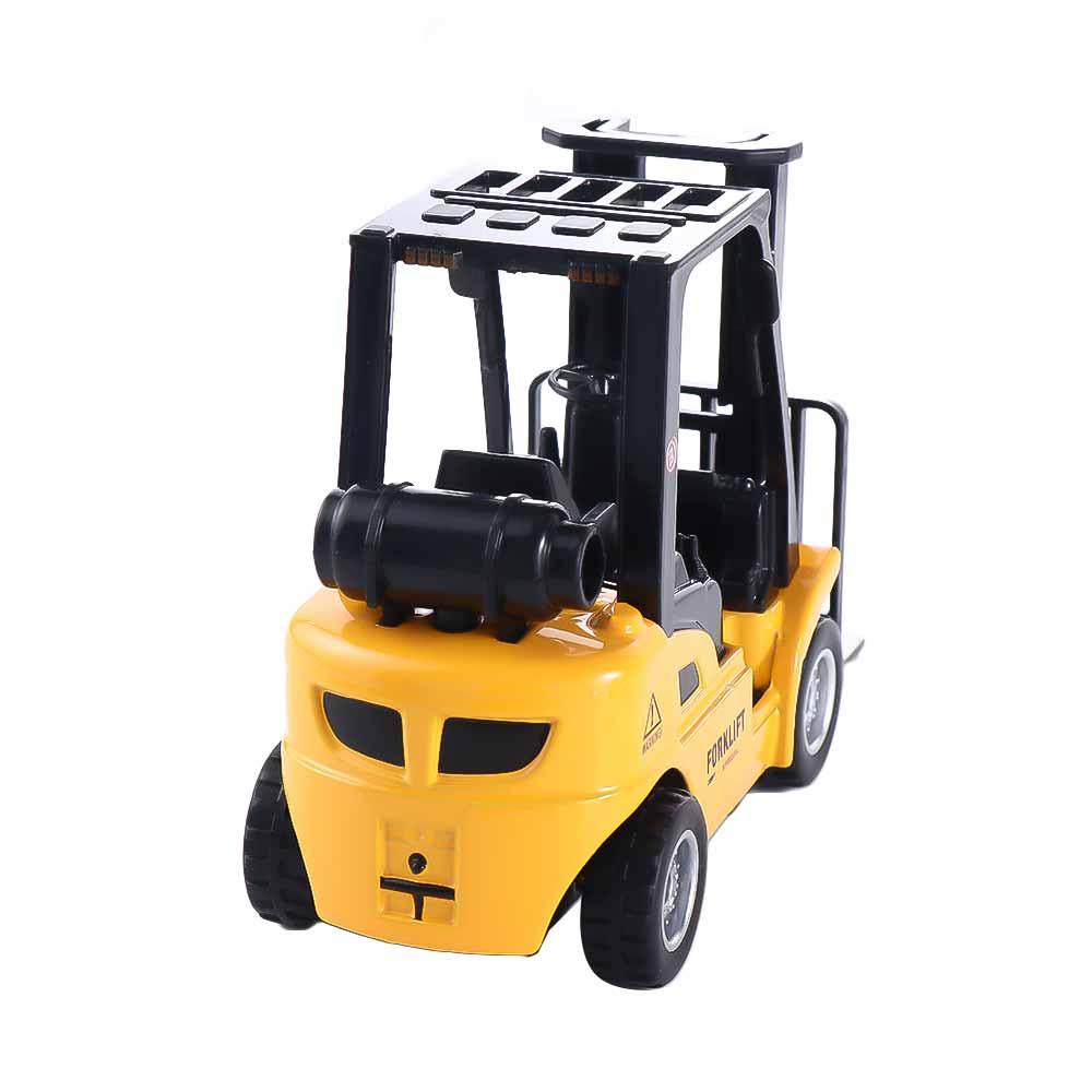 Toy Car  Model Forklift Friction Toy Vehicle Construction Pallet Interactive Toy Die-Cast Model