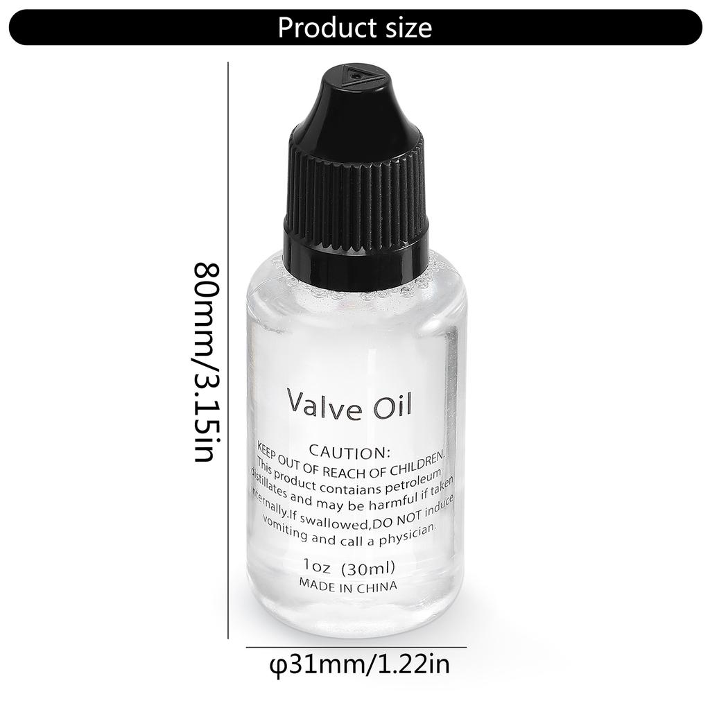1/2/12Pcs 30ML Trumpet Valve Oil Lubricating Oil for Saxophone Clarinet Flute Trumpet Horn Brass Instrument Accessories