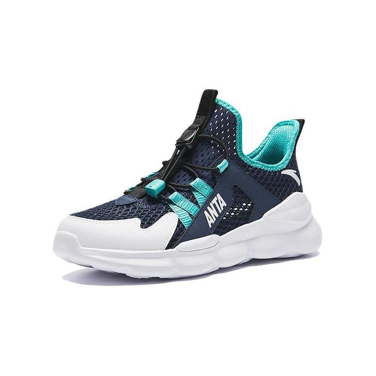Anta Fashionable Versatile Breathable Kids Casual Shoes Kids Sneakers New-Ink-Blue A312428862-6