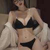 New alphabet shoulder strap thin collection breast sexy pure desire comfortable bra set