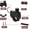 Motorcycle Helmet Lock Motorcycle Handlebar Lock Motorcycle Helmet Anti Theft Lock Universal for Motorcycle, Bike, Scooter