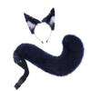 A52E Realistic Wolf Ear Hairband With Attached Tail For Themed Dressing Up Event