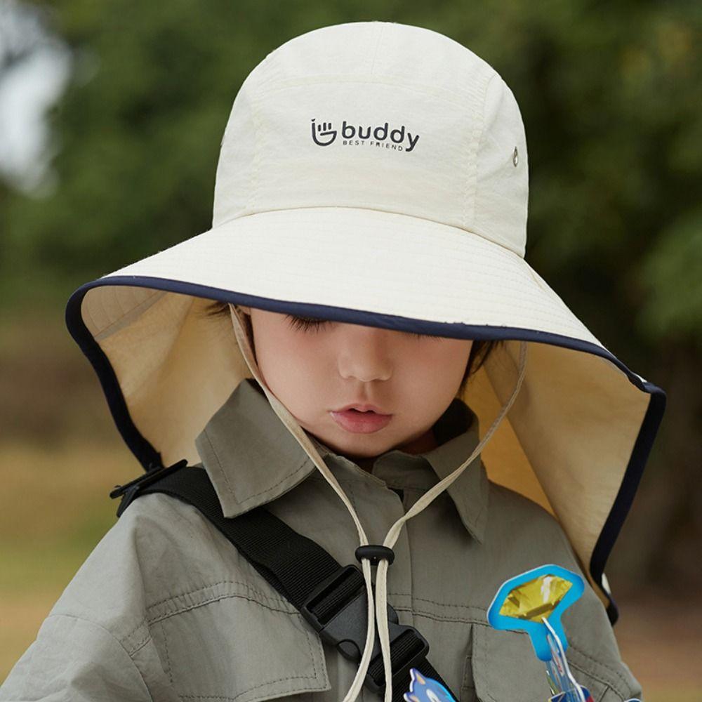 

Outdoor Essential Sun Caps Children Bucket Hats Children s Shawl Hat Kids Outdoor Neck Ear Cover
