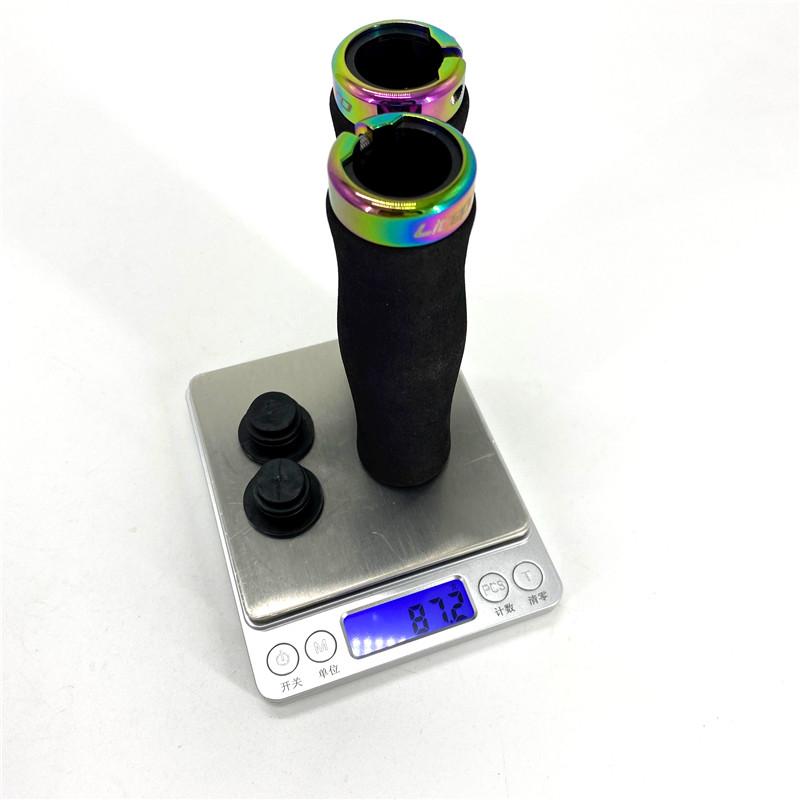 Litepro Folding Bike Mountain Bike Grips 22.2mm 132mm Ultralight Comfortable Sponge Non-slip Single Lock Ring Bicycle Grips