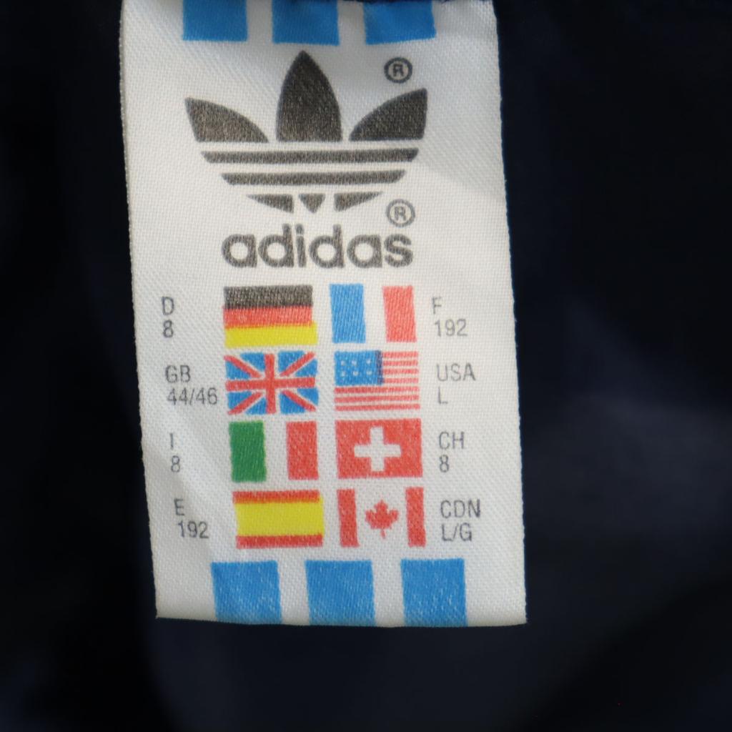 adidas 80s vintage Nylon jacket L Navy Men's Used