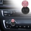 Car Push To Start Button Locker, Diamond Studded Car One-Touch Start Rocker Ball, Decorative