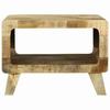 Coffee Table Brown 50 X 50 X 35 Cm Solid Mango Wood