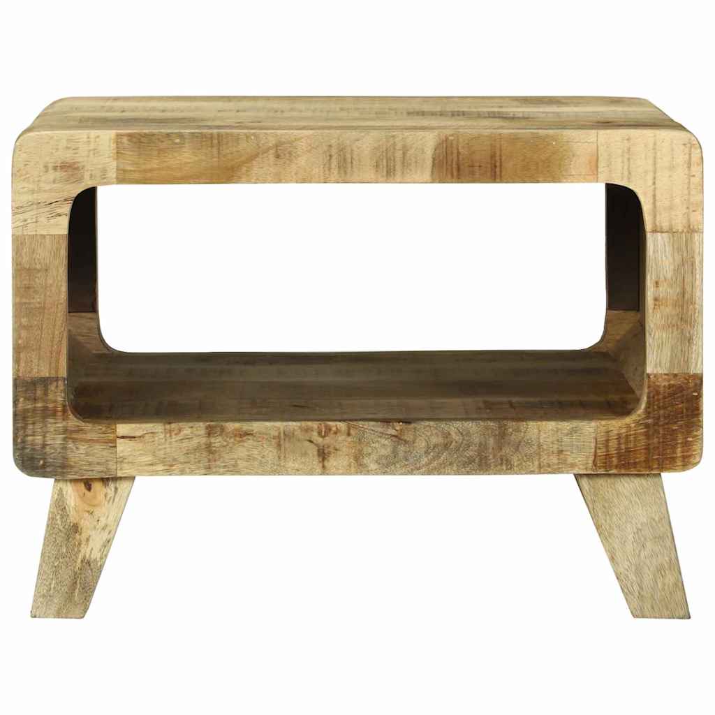 Coffee Table Brown 50 X 50 X 35 Cm Solid Mango Wood