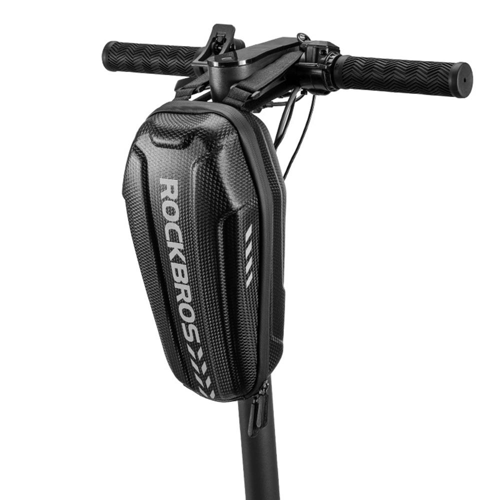 ROCKBROS Electric Scooter Folding Bike 2L Handlebar Bag Hard Shell EVA Waterproof Storage Bag A