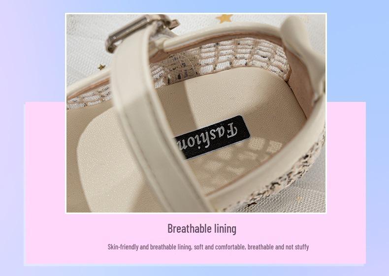 Korean-Style Toddler Summer Sandals: Girls' Breathable Mesh Roman Shoes