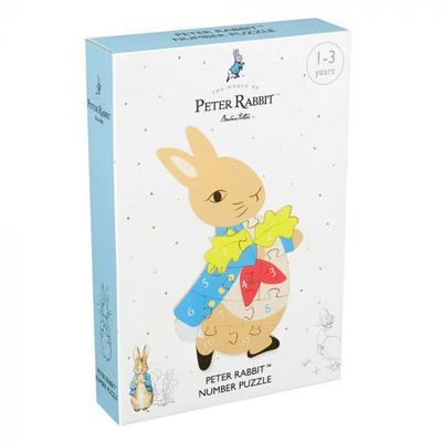 Rompecabezas de números de madera Peter Rabbit