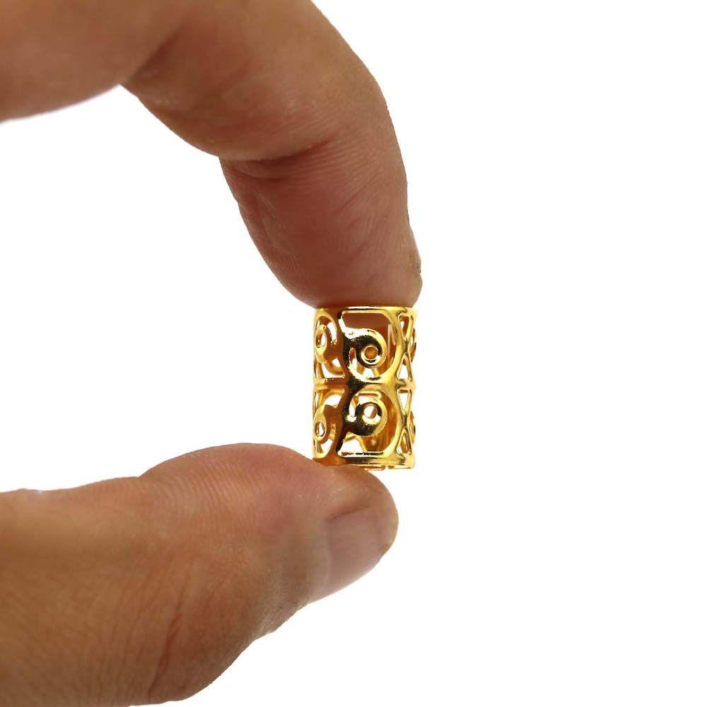 Metal Clip Wig Accessories Cuffs Tubes Rings African Hair Rings Braided Hair Beads Dreadlock Beads